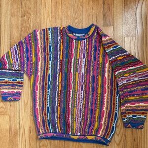 Coogi Kaleidoscope Crewneck Sweater Vintage CUGGI size small women’s